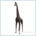 Garden Large Fiberglass Giraffe Statue For Sale